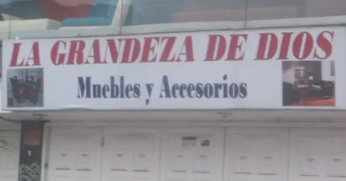 LA GRANDEZA DE DIOS MUEBLES Y ACCESORIOS LA GRANDEZA DE DIOS MUEBLES Y ACCESORIOS